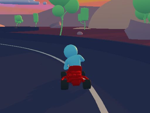 Mini Kart Racing - browser game screenshot