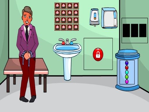 Tied Man Escape - browser game screenshot