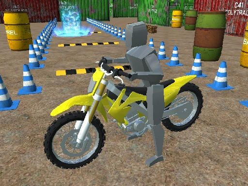 Parking Bike 3D Game - browser game screenshot