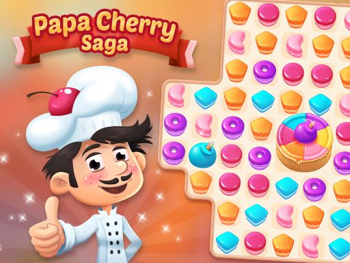 Papa Cherry Saga - browser game screenshot