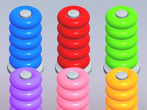 Color Ring Sort - browser game screenshot
