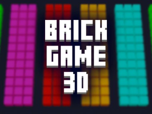 Brick Game 3D - browser game screenshot