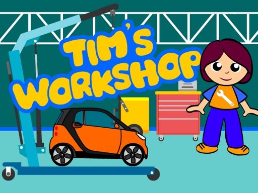 Tims Workshop: Cars Puzzle - browser game screenshot