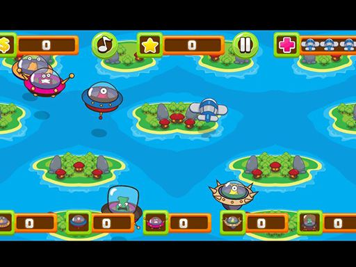 UFO Smasher - browser game screenshot