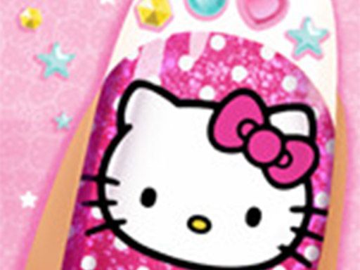 Hello Kitty Nail Salon - Fashion Star - browser game screenshot