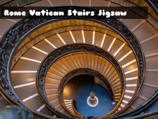 Rome Vatican Stairs Jigsaw - browser game screenshot
