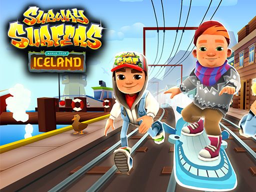 Subway Surfers World Tour - Iceland - browser game screenshot