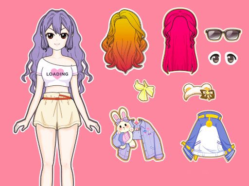 Dress Up Babi Doll - browser game screenshot