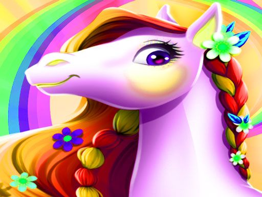 My Unicorn Rainbow  - browser game screenshot