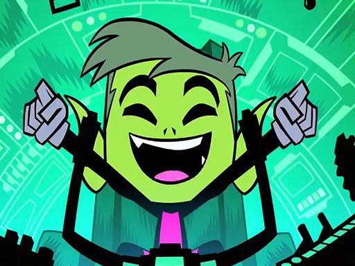 Beast Boy Teen Titans Adventure 2D - browser game screenshot