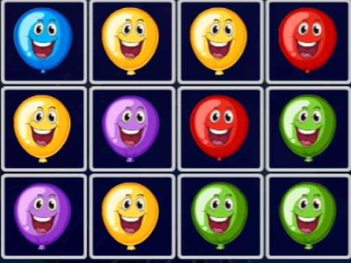 Balloons Matching Deluxe - browser game screenshot
