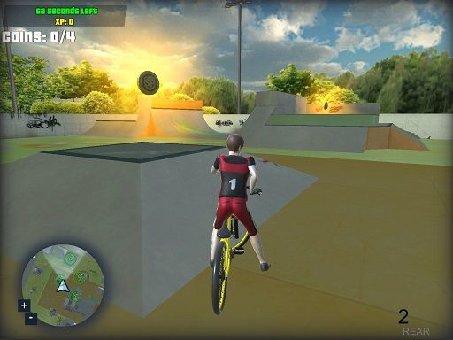 BMX XTreme 3D Stunt - browser game screenshot