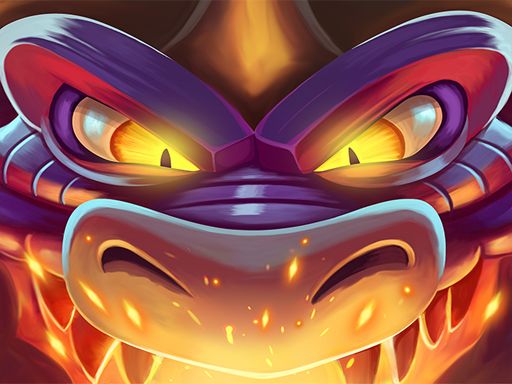 Dragon vs Wizard - browser game screenshot