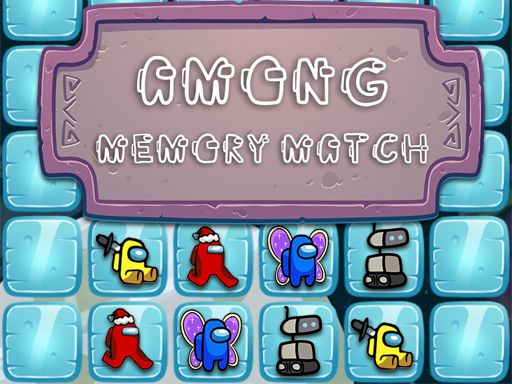 Among Memory Match - browser game screenshot