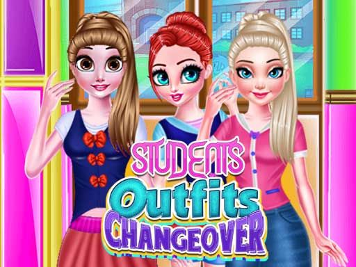 Students Outfits Changeover - browser game screenshot