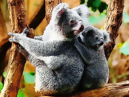 Cute Baby Koala Bear Cute Baby Koala Bear - browser game screenshot