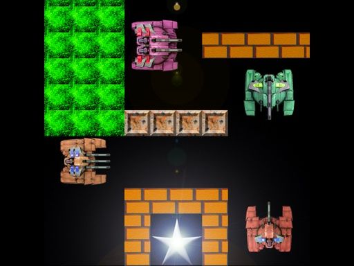 Super Tank Battle - browser game screenshot