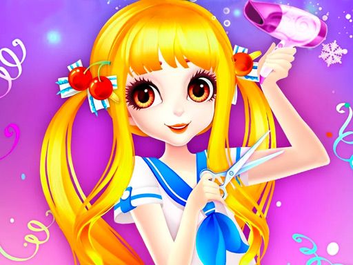 Magical Hair Salon - browser game screenshot