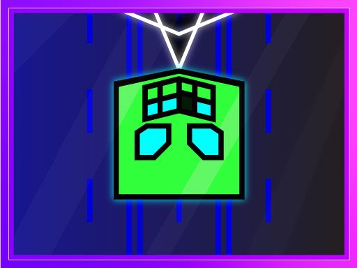 goemetry vertical (poligon dash) - browser game screenshot