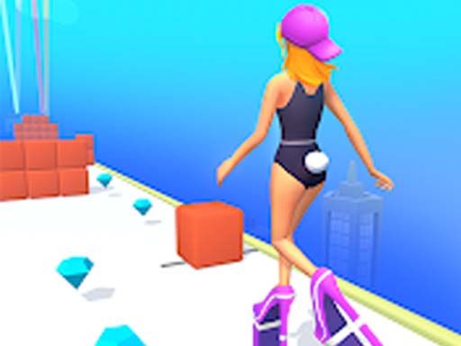 High heels 3d online - browser game screenshot