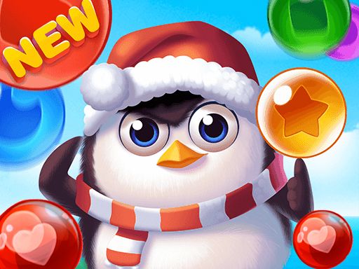 Bubble Penguins - browser game screenshot