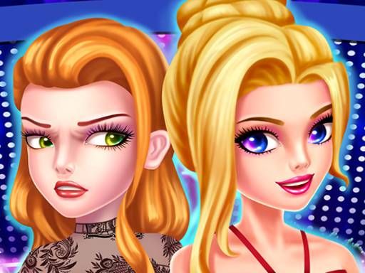 Dress Up Salon, Fashion, Make Up - browser game screenshot