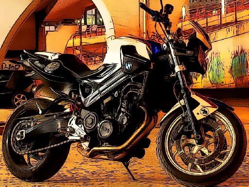 Fast Motorbikes Jigsaw - browser game screenshot