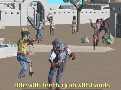 Crown Run Western Zombies - browser game screenshot