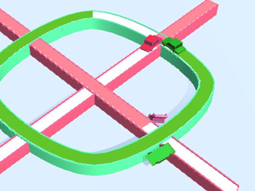 Cars crash color game - browser game screenshot
