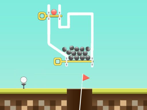 Golf Pull the Pin - browser game screenshot