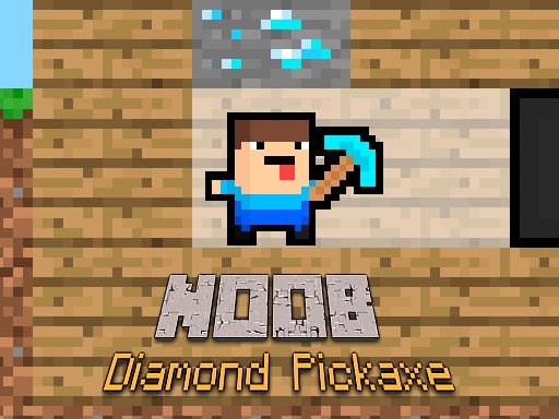 Noob Diamond Pickaxe - browser game screenshot