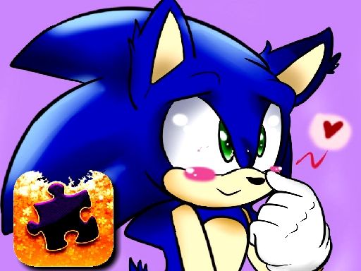 Sonic Jigsaw - browser game screenshot