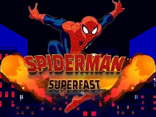 Spiderman Run Super Fast - browser game screenshot