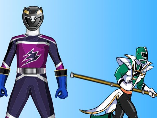Power Rangers Dressup - browser game screenshot