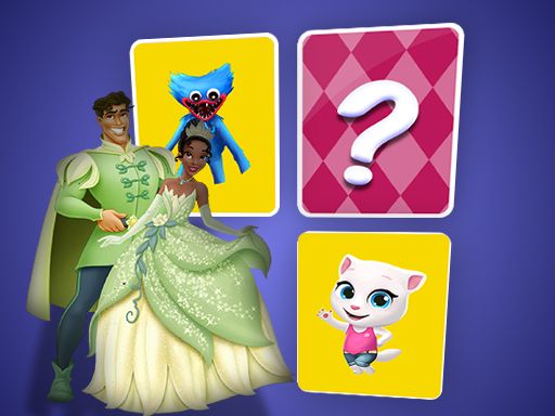 The Princess and the Frog Memory Card Match - browser game screenshot