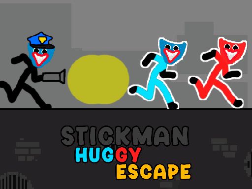 Stickman Huggy Escape - browser game screenshot