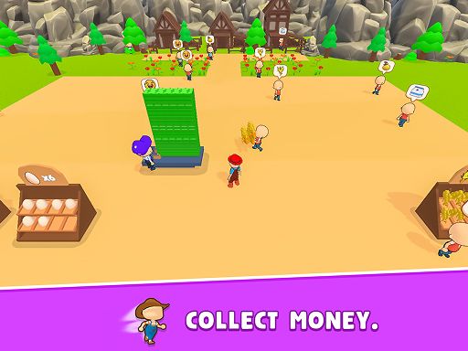 My Happy Farm Land Simulator - browser game screenshot