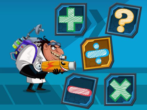 Crazy Shooter of Math - browser game screenshot