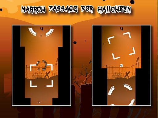 Narrow Passage For Halloween - browser game screenshot