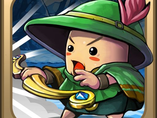 Mushroom jump - browser game screenshot