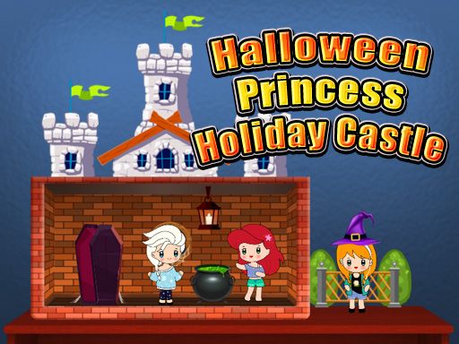 Halloween Princess Holiday Castle - browser game screenshot