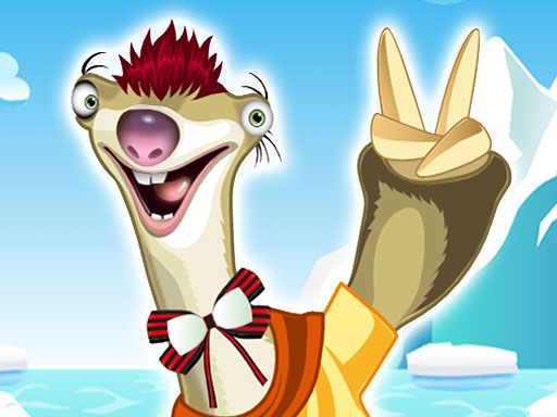 Ice Age Sid Dressup - browser game screenshot