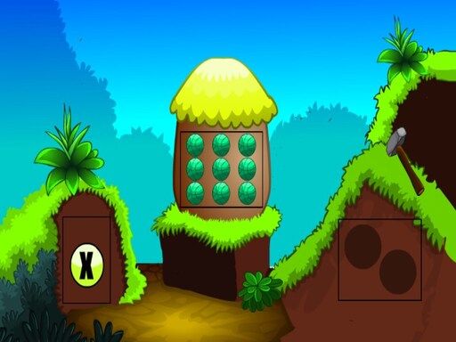 Cliff Land Escape - browser game screenshot