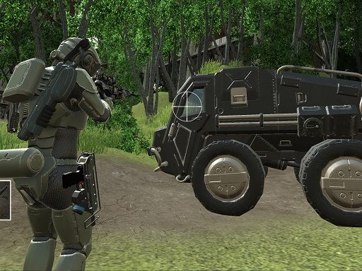 Alien Survival Shooter 2022 - browser game screenshot