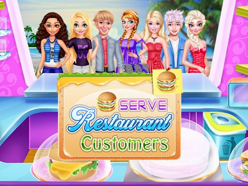 Serve Restaurant Customers - browser game screenshot