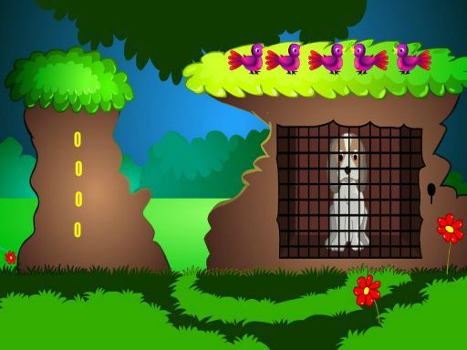 Senior Dog Escape - browser game screenshot
