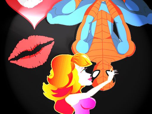 Spiderman Kiss - browser game screenshot