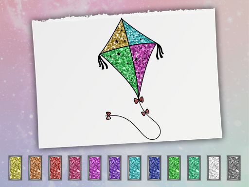 Glitter Toys Coloring Book - browser game screenshot