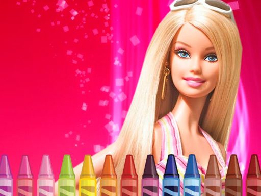 Barbie Coloring - browser game screenshot