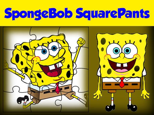SpongeBob SquarePants Jigsaw Puzzle - browser game screenshot